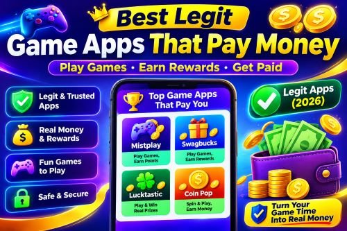 Best legit game apps that pay money in 2026.