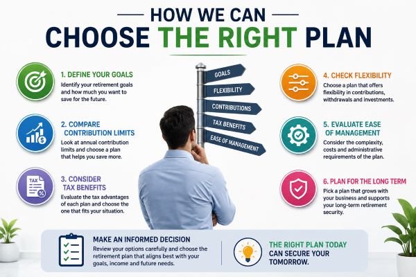 How We Can Choose the Right Plan
Self employed retirement plan
