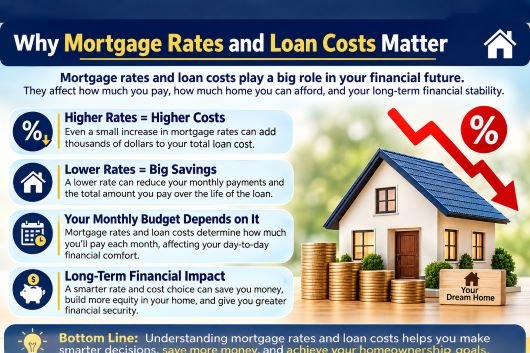 Mortgage Loan Professionals and loan costs affect monthly payments, savings, and home affordability.