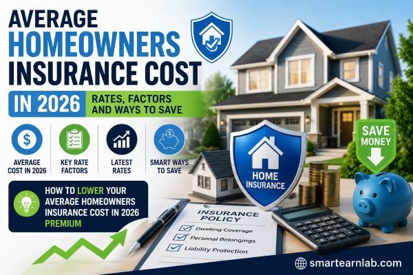 Average homeowners insurance cost in 2026, rates, factors, and ways to save on home insurance premiums