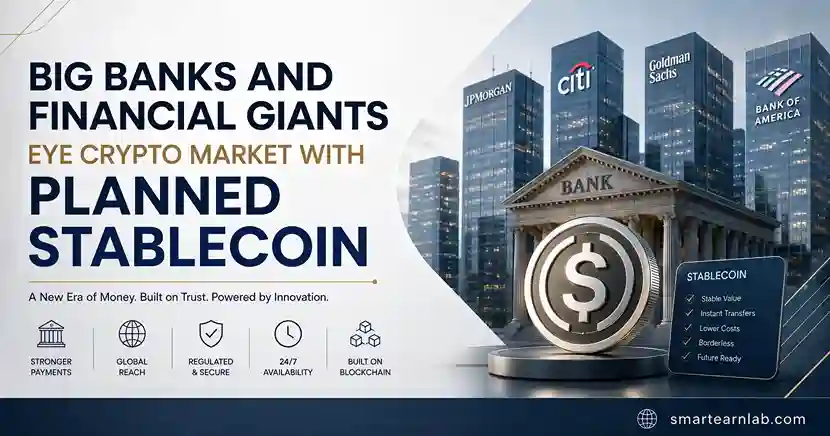 Big banks exploring stablecoin technology.