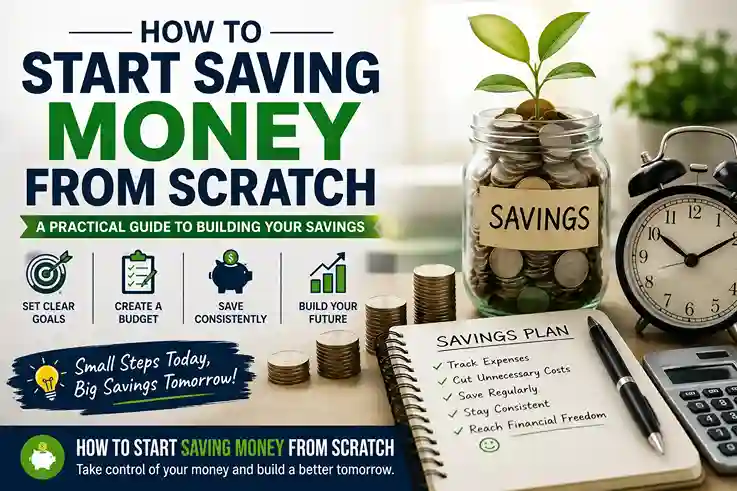 How to start saving money from scratch with practical saving tips