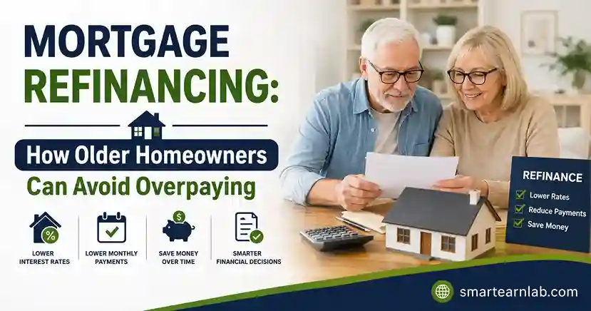 Mortgage refinancing for older homeowners to avoid overpaying