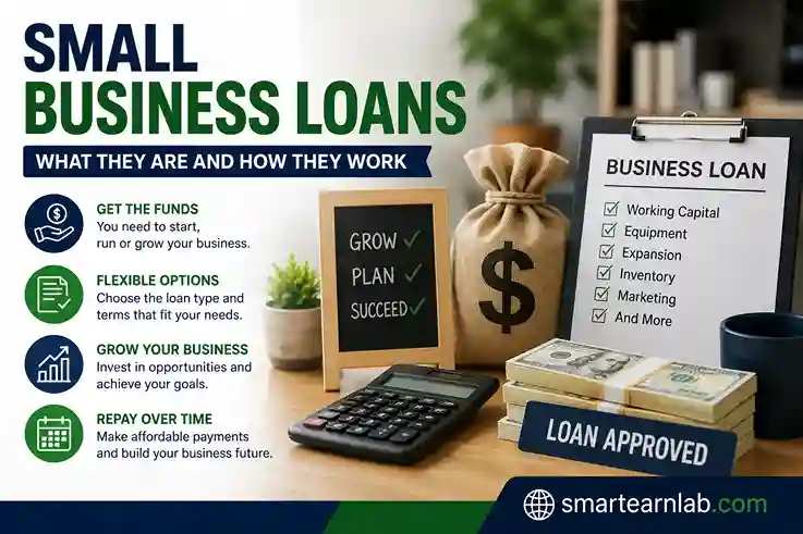 Small business loans with money, loan approval and business finance