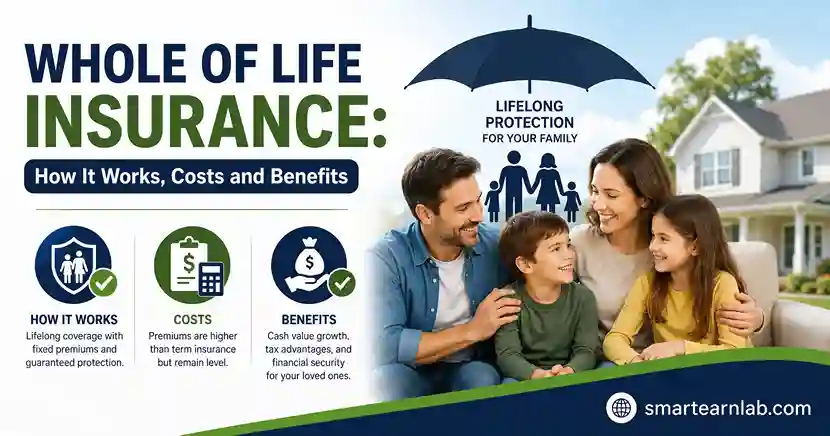 Whole of life insurance coverage, costs and benefits